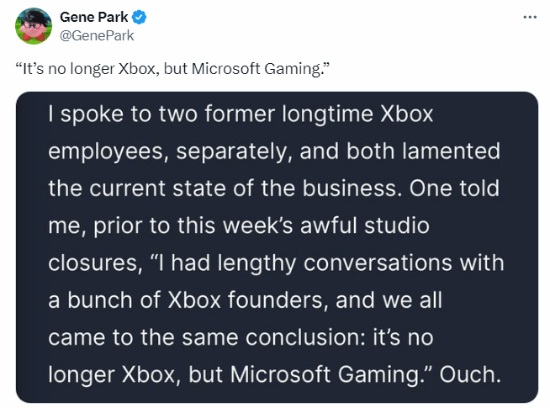 IGN新文章獲得認(rèn)可：Xbox已死 現(xiàn)在是微軟Gaming