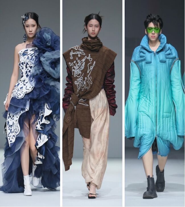 江漢大學(xué)時(shí)尚藝術(shù)系畢業(yè)生作品亮相中國(guó)國(guó)際大學(xué)生時(shí)裝周
