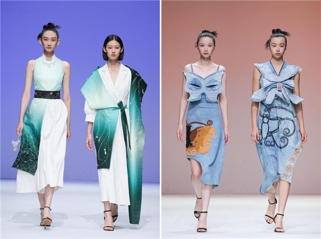 成都紡織高等?？茖W校服裝學院畢業(yè)設計作品亮相2024中國國際大學生時裝周