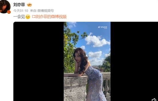 劉亦菲曬新照引網(wǎng)友圍觀：微卷長(zhǎng)發(fā)優(yōu)雅迷人