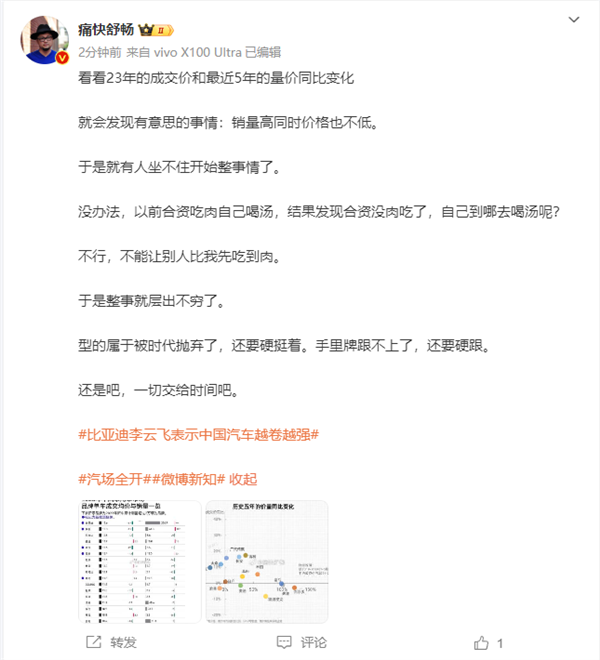 近5年汽車品牌銷量、均價變化表出爐：比亞迪簡直BUG般存在
