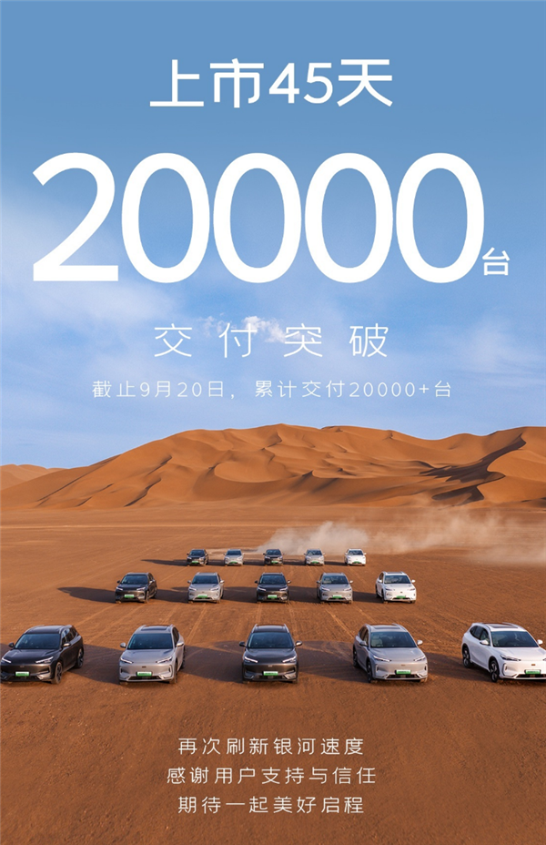 銷(xiāo)量坐火箭 第20000輛吉利銀河E5交車(chē)：李書(shū)福親自交付