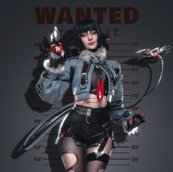 美女COS《絕區(qū)零》簡杜等角色：超耐看！