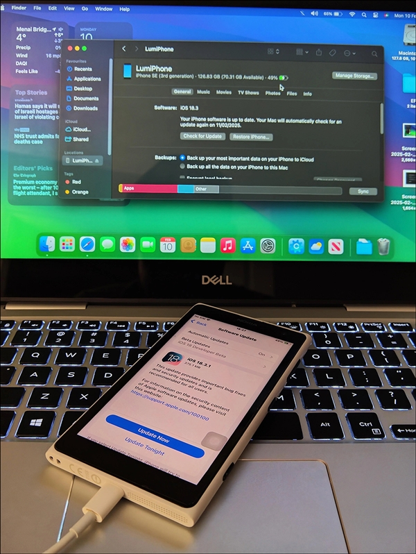 神操作！諾基亞流暢運行iOS：iPhone SE 3完美移植至Lumia 1020