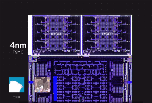 AMD強(qiáng)U銳龍AI Max+ 395內(nèi)核照首次揭秘：GPU面積大得恐怖！